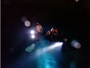 SALE！【沖縄・青の洞窟】ナイトダイビング★神秘的な夜の海を探検しよう♪Cカード保持者限定！