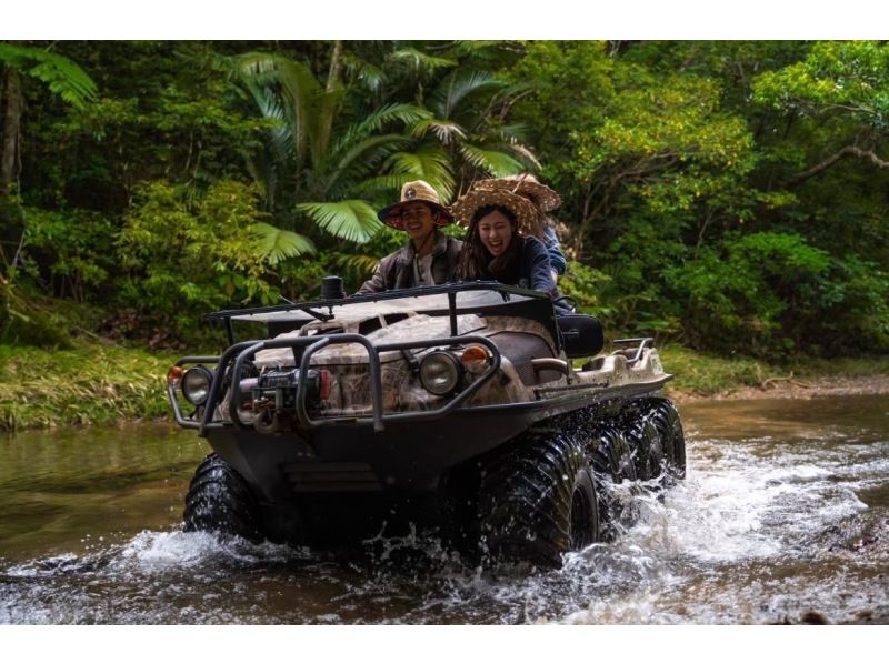 [Okinawa Yanbaru] Spectacular jungle exploration tour by amphibious vehicle (120 minutes) You can drive on a vast private property! Each group will be taken care of! You can enjoy it even in the rain ♪の紹介画像