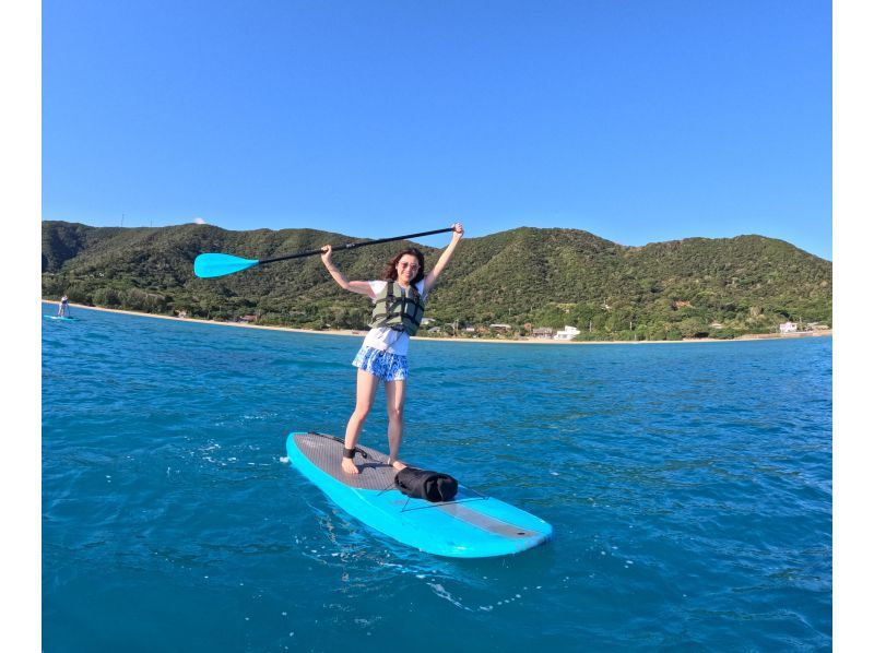 【北海道・SUP体験】透明度の高い支笏湖の湖面をクルージング！SUP体験（半日コース）の画像