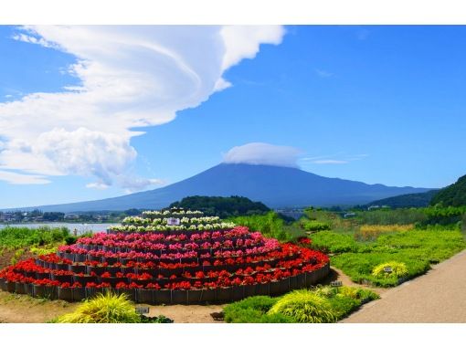 【日帰り】富士山Bコース：富士山・河口湖・山中湖・温泉の画像