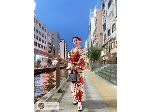 [大阪/梅田]浴衣租借6小時計畫穿著和服遊覽大阪！穿上浴衣體驗日本文化吧☆の画像