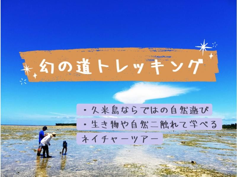 【沖縄・久米島】“幻の道”で行く！！無人島とサンゴ礁のトレッキングツアー［現地集合プラン］の紹介画像