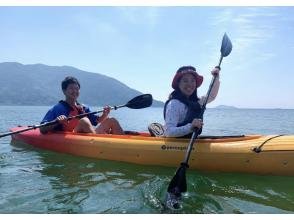 [Shiga, Lake Biwa] Easy lake kayak touring on the lake