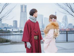 【神奈川・横浜】着物一式＆ヘアセット＆着付け込スタンダードプラン！雨の日は雨傘無料レンタル中♪