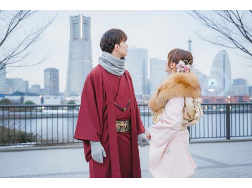【神奈川・横浜】着物一式＆ヘアセット＆着付け込スタンダードプラン！雨の日は雨傘無料レンタル中♪の画像