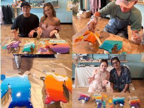 【이시가키 섬 / 체험】 바다 아트로 귀여운 오키나와 시서 만들기 ♡ 귀여운 점내 ♡ / 유글레나 몰 도보 1 분 / 완전 오리지널!