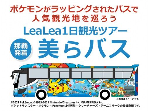 【沖縄本島】那覇発　沖縄美ら海水族館や首里城など人気スポットを巡る　LeaLea1日観光ツアー「美らバス」の画像