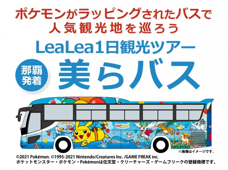 【沖縄本島】那覇発　沖縄美ら海水族館や首里城など人気スポットを巡る　LeaLea1日観光ツアー「美らバス」の紹介画像