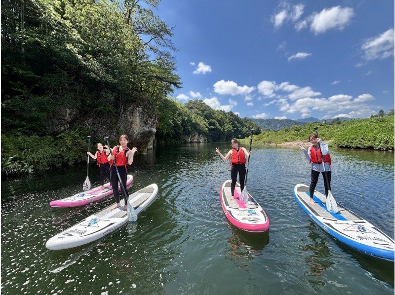 【北海道・SUP体験】透明度の高い支笏湖の湖面をクルージング！SUP体験（半日コース）の画像