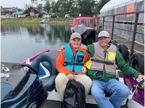 "SALE!" [Yamanashi, Lake Kawaguchi] Fishing & Cruise Experience Plan - Enjoy a full-fledged fishing boat ride while looking at Mt. Fuji! Empty-handed OK!の画像