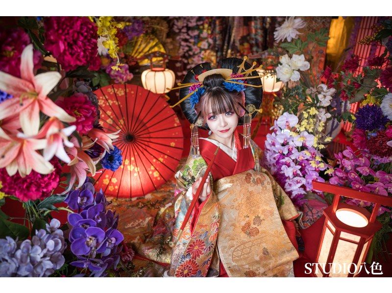 [Chiba・Shin-Kemigawa] Authentic Oiran transformation pair photo shoot plan - about 4 to 5 hours - 1 minute walk from the stationの紹介画像