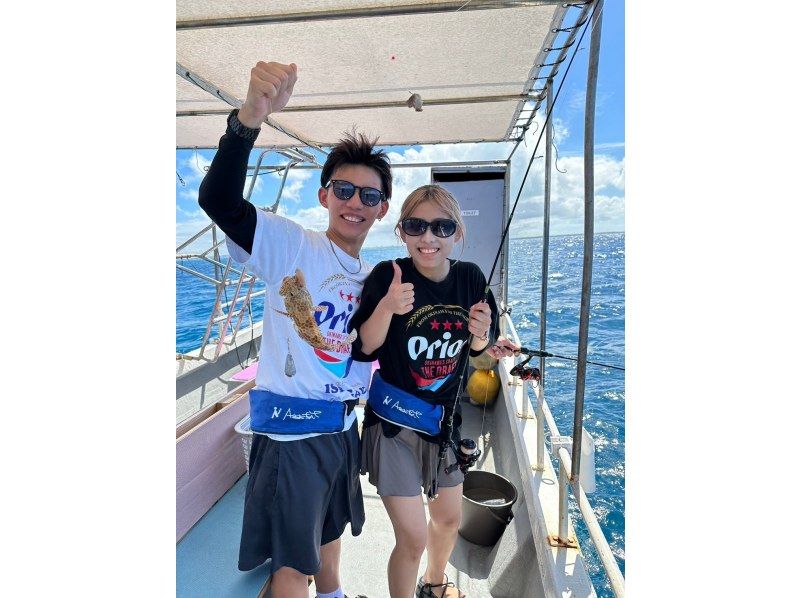 "SALE!" [Miyakojima] Casual fishing for families! No preparation required! Safe for beginners and women! Departs from Sarahama Port on Irabu Island 3 times a dayの紹介画像