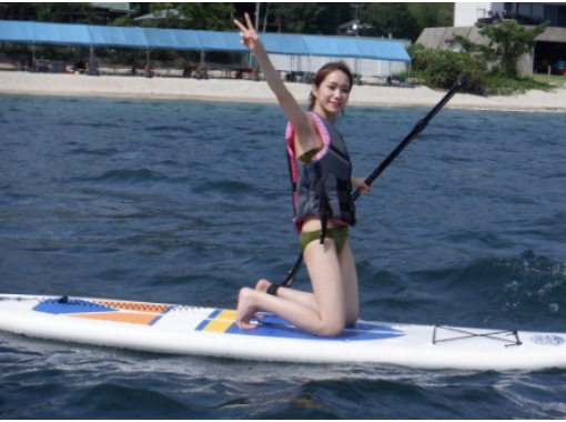 [Shiga / Omi-Maiko] For experienced people! Lake Biwa SUP rental 180 minutes (PM course)の画像