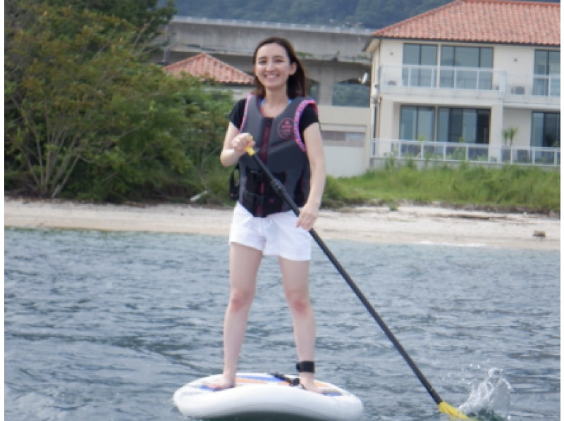 [Shiga / Omi-Maiko] For experienced people! Lake Biwa SUP rental 100 minutes (late afternoon course)の紹介画像