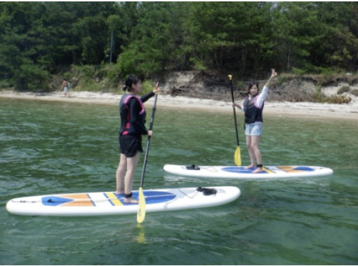 [Shiga / Omi-Maiko] Small group size makes it safe for beginners! Lake Biwa SUP experience courseの画像