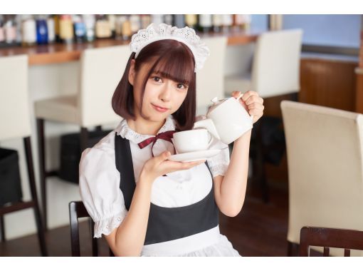 SALE! [Kanagawa, Yokohama, Maid Cafe] Cake set course recommended for first timers <6 minutes walk from Yokohama Station West Exit> Feel free to experience the maid cafe!の画像