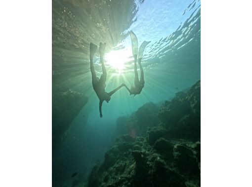 半日満喫贅沢プラン【沖縄本島北部・水納島・瀬底島・シュノーケル＆体験ダイビング】初心者の方も大歓迎！安心１グループ付きっ切りガイドの画像