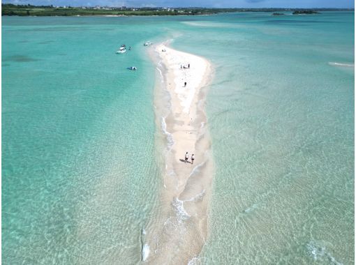 [Okinawa, Miyakojima] It's sure to look great on social media! If you come to Miyakojima, you should definitely go here! You'll never forget it! Free drone! "The Phantom Uni Beach Boat Tour" (about 1 hour)の画像