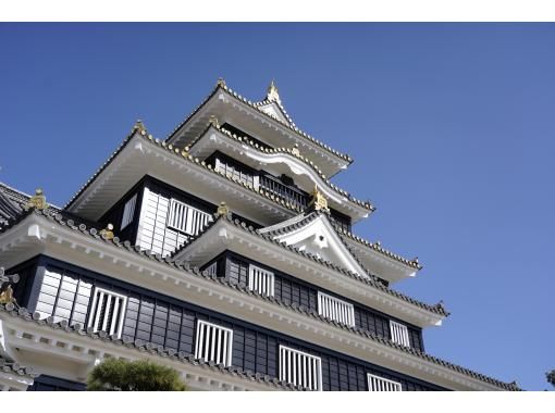 [Okayama City] Okayama Castle Tower and Karasujo Park Tower Square [Sword Trial Experience] and Warring States Period Banquet [Kachidokimeshi] in the castle groundsの画像