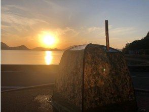 [Ehime・Shimanami Kaido] Enjoy a tent sauna while looking out at the Seto Inland Sea! After the sauna, dive into the Seto Inland Sea for the ultimate refreshing experience brought by nature!