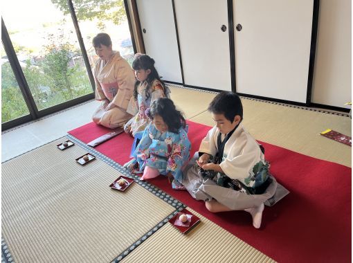 【秋田・能代】「ユネスコ世界自然遺産白神山地の景色を堪能できる」寺で　着物レンタル付き龍泉寺 抹茶本格抹茶席の画像