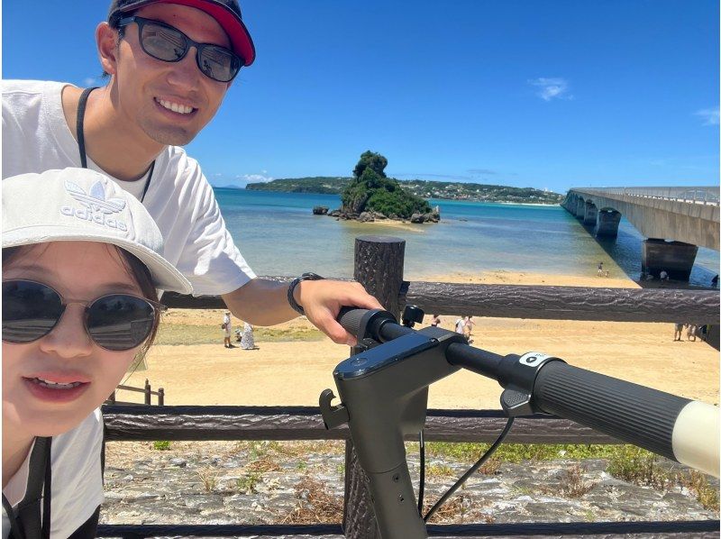 [Okinawa, Nago] Public roads OK ☆ One-day (8 hours) island tour plan on an electric scooter (kickboard) ☆ No license required if you are 16 years old or older ♪の紹介画像