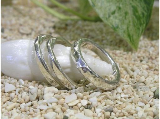 【熱海シルバーリング＆アクセサリー体験】99.9％純銀の銀粘土でつくる！その場で完成♪彫りもOK。お好きなデザインリング＆アクセサリー作り！の画像
