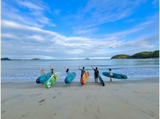 今流行りの朝活☆【福岡・糸島】《モーニングサップツアー》朝日を浴びながらサップで糸島の大自然を満喫！GoPro撮影のお写真プレゼント★の画像