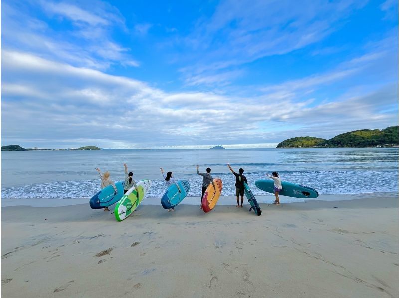 Starting March 2025☆ [Fukuoka/Itoshima] Morning SUP Tour - Enjoy the great outdoors of Itoshima on a SUP while bathing in the morning sun! Get a free GoPro photo★の紹介画像