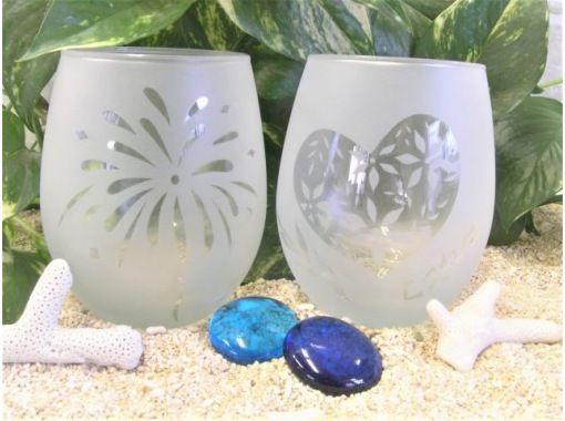 【静岡・熱海 サンドブラスト体験】グラス代込！ブラストマシーンも体験♪その場で完成♪世界にたった１つオリジナルグラス★小さなお子様でもＯＫ！の画像