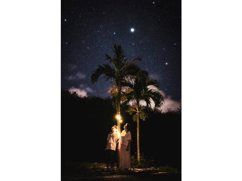 [Okinawa, Miyakojima] Starry sky portrait, SLR photographyの紹介画像