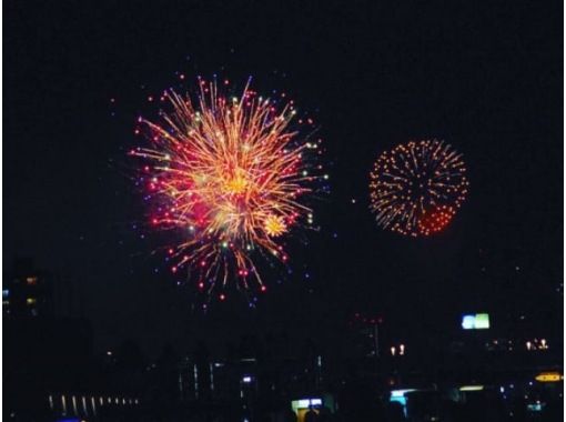 【2025年隅田川花火大会】浅草橋ホテル屋上から楽しむ第二会場打ち上げ花火鑑賞＆フランス料理フルコース【029029-729】の画像