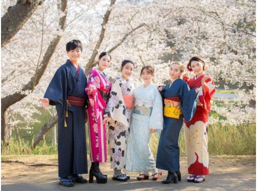 [Miyagi/Sendai] Kimono rental and city walk ~ Kimono dressing plan is a great deal at 5,500 yen! Recommended for women, couples and familiesの画像