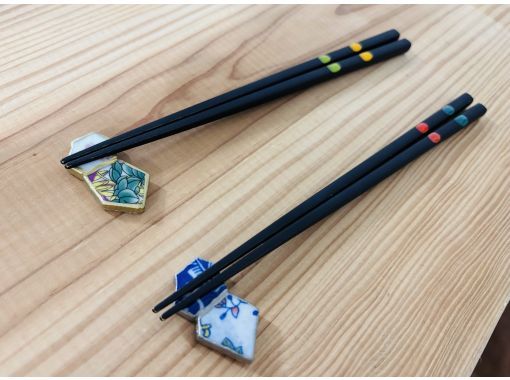 Okinawa Naha Handicraft experience | Beginners welcome - Make a gold-lacquered chopstick rest in a short time [Right next to Miebashi Station!]の画像