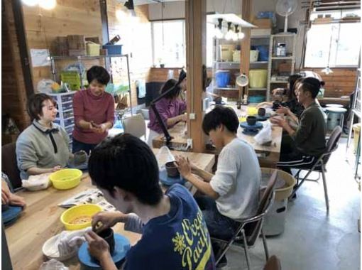 [Chiba/Minami Boso] Pottery experience for children and beginners. You can choose between twisting and pottery wheel.の画像