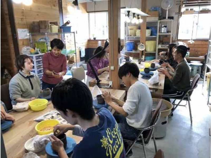 【千葉・南房総】お子様、初心者OKの陶芸体験。ひねりとろくろを選べます。の紹介画像