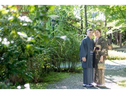 [Tokushima, Matsushige] Enjoy traditional Japanese clothing and tea and sweets in a registered tangible cultural property mansionの画像