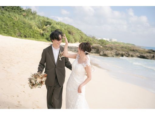 [Miyakojima pre-wedding photo shoot - early bird discount!] Choose from 2 locations! Natural photo wedding (drone photography included)の画像