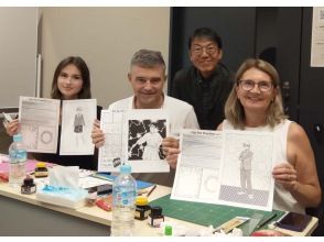 [Kyoto, Shijo]Experience Manga Drawing with a pro in a Traditional Way