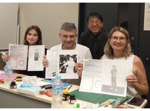 [Kyoto, Shijo]Experience Manga Drawing with a pro in a Traditional Wayの画像
