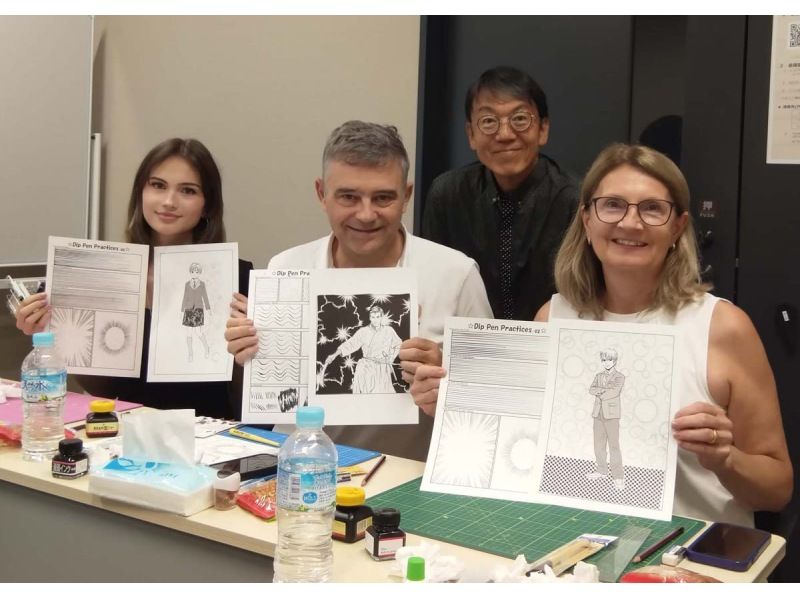 [Kyoto, Shijo]Experience Manga Drawing with a pro in a Traditional Wayの紹介画像