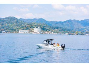 【静岡県・浜松・浜名湖】モーターボートクルージング！猪鼻湖神社から礫島を周遊するコース