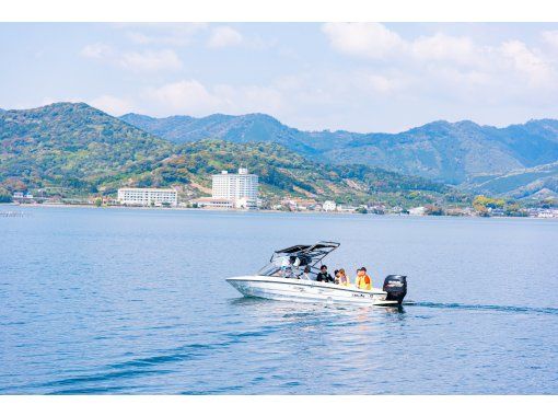 【静岡県・浜松・浜名湖】モーターボートクルージング！猪鼻湖神社から礫島を周遊するコースの画像