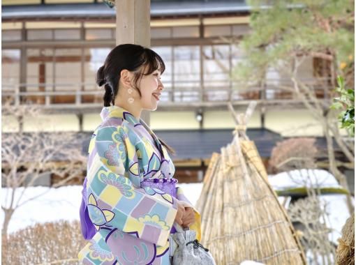 【秋田・能代市】　国登録有形文化財「旧料亭金勇」で 着物一式レンタル・着付け＆ヘアセットの画像