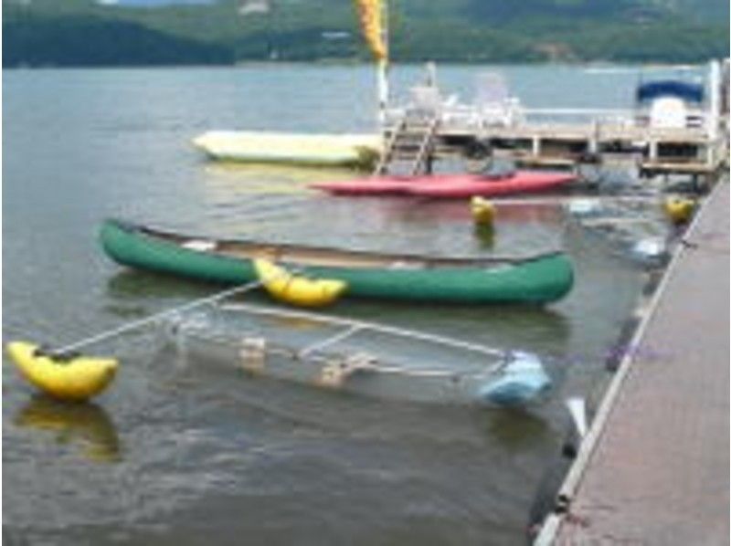 [Yamanashi Yamanakako] enjoy the spacious lake of time! Canadian canoe-kayak tour (1 seater)の紹介画像