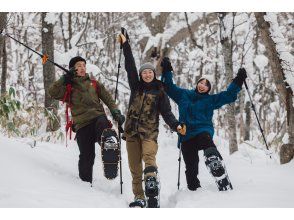 【北海道・ニセコ・２時間】冬の大自然をわくわく探検スノーシュー体験！ゆったり白銀の世界を歩いてみよう♪写真データは無料でプレゼント♪