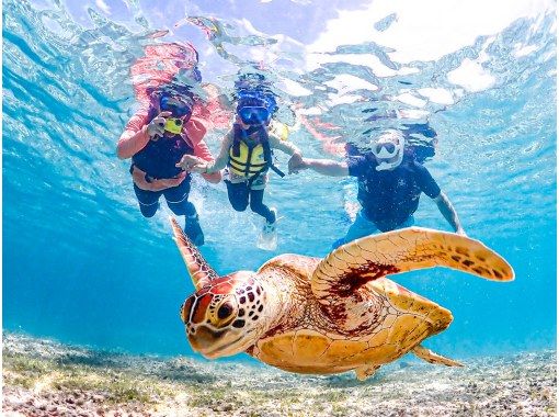 [Miyakojima | Pick-up available] ★Winter Sale★ Same-day reservations accepted {Ages 1-70} Snorkel with sea turtles and Nemo at a beach with exceptional clarityの画像