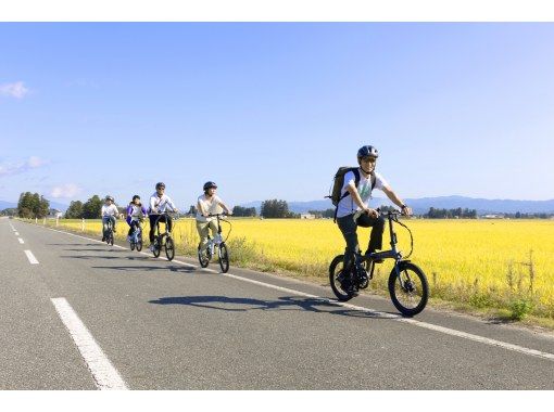 [Yamagata/Iide] Yamagata rice field cycling tour [private tour]の画像