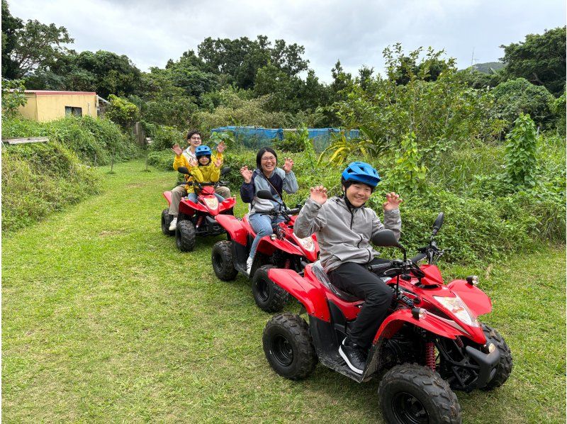 【沖縄・石垣島】免許不要！川平湾で60分バギー体験！ゆったり農場コース！お子様から年配の方まで家族みんなで楽しめます