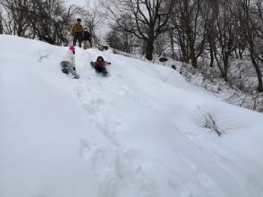 [Fukushima, Urabandai, Lake Hibara] Fun for both adults and children♪ Playing in the fluffy snow! There's nothing but snow!! (lol)